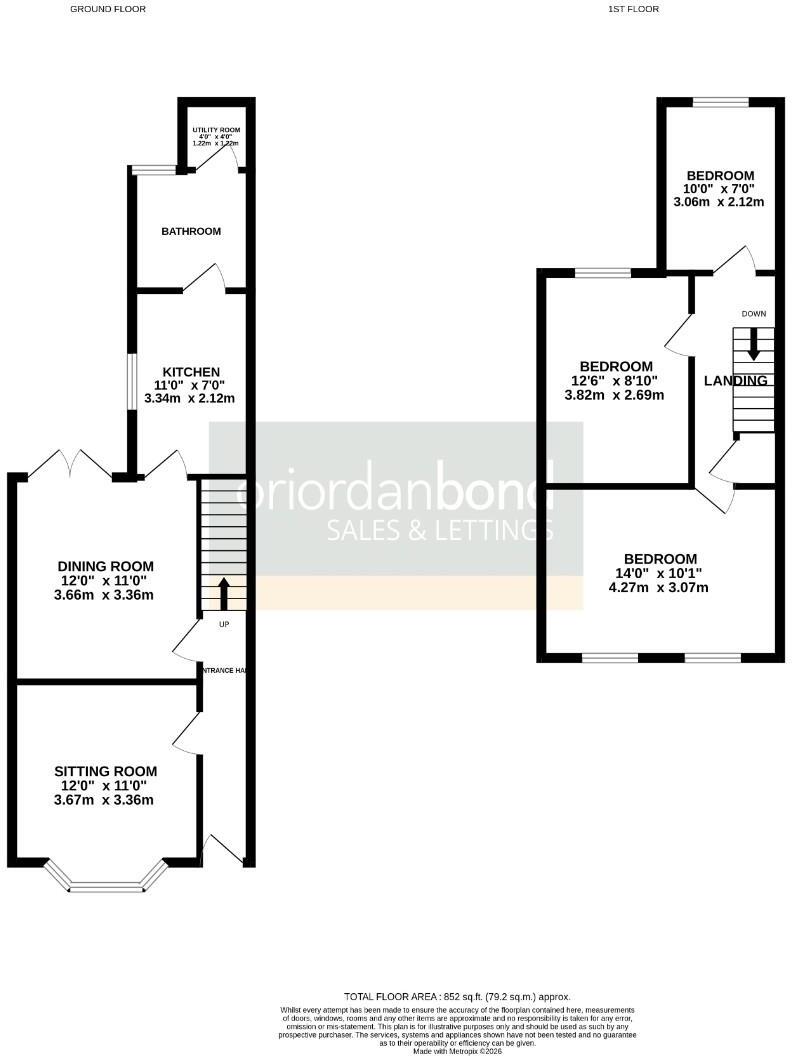 Perry Street, Abington, Northampton NN1 floorplan