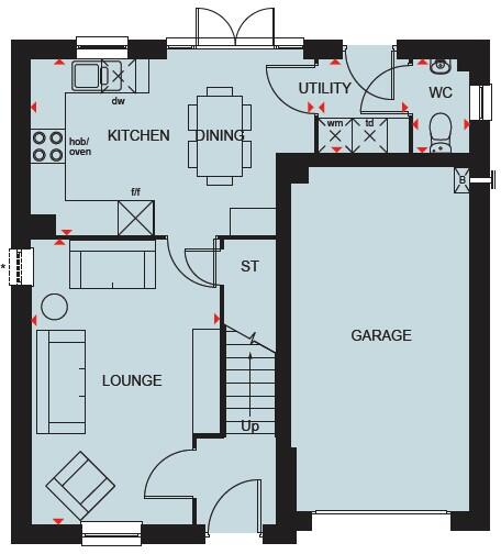 Walton Road,
Drakelow,
DE15 9UA floorplan