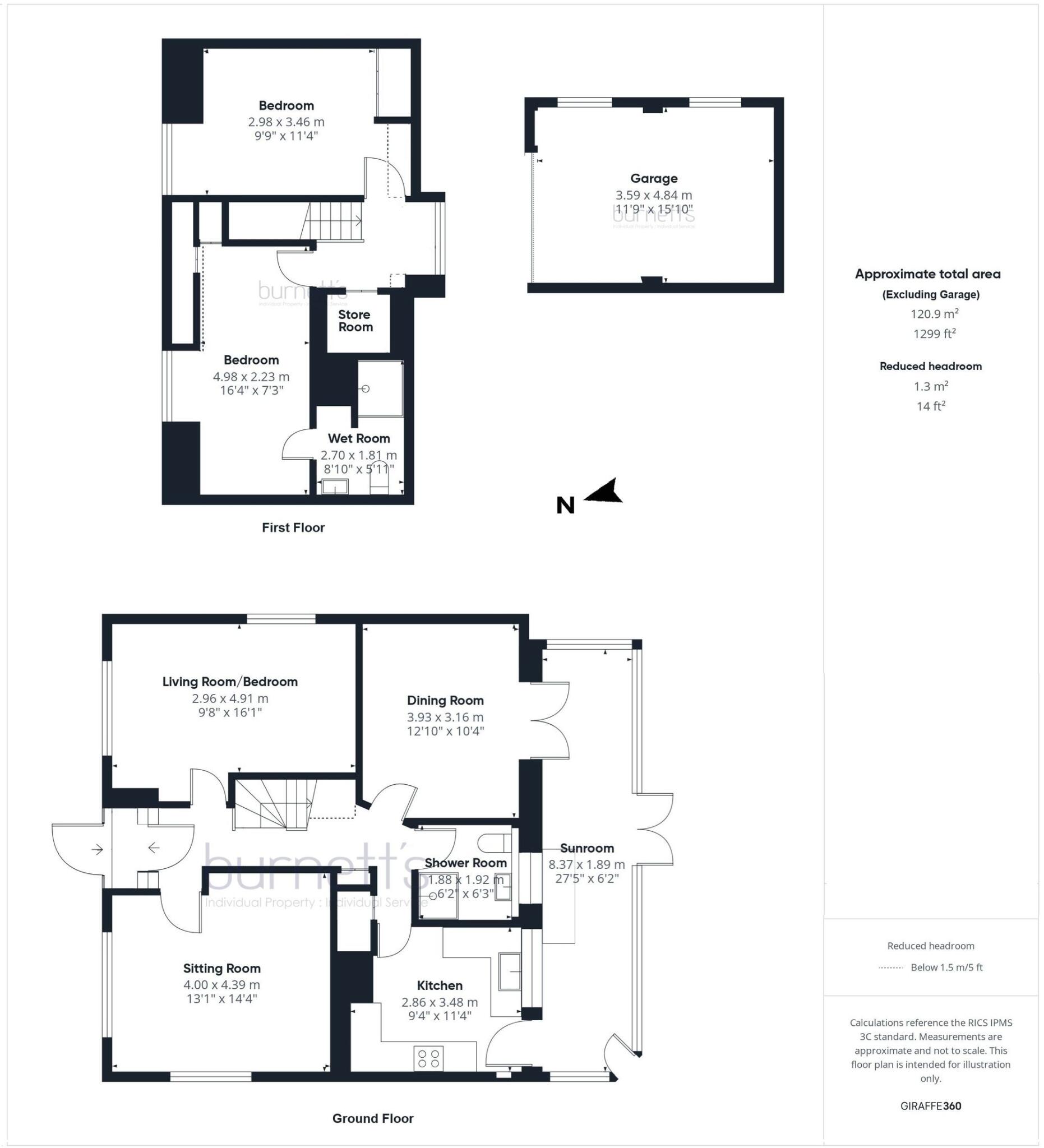 Western Road, Sparrows Green, TN5 floorplan