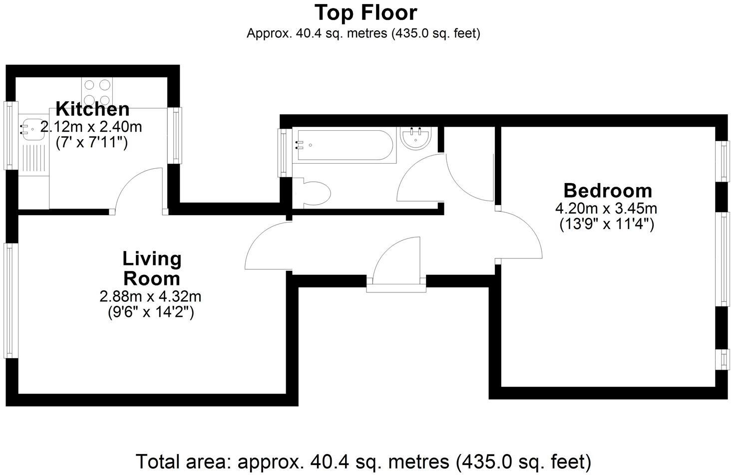 Mitcham Road, Tooting, SW17 floorplan