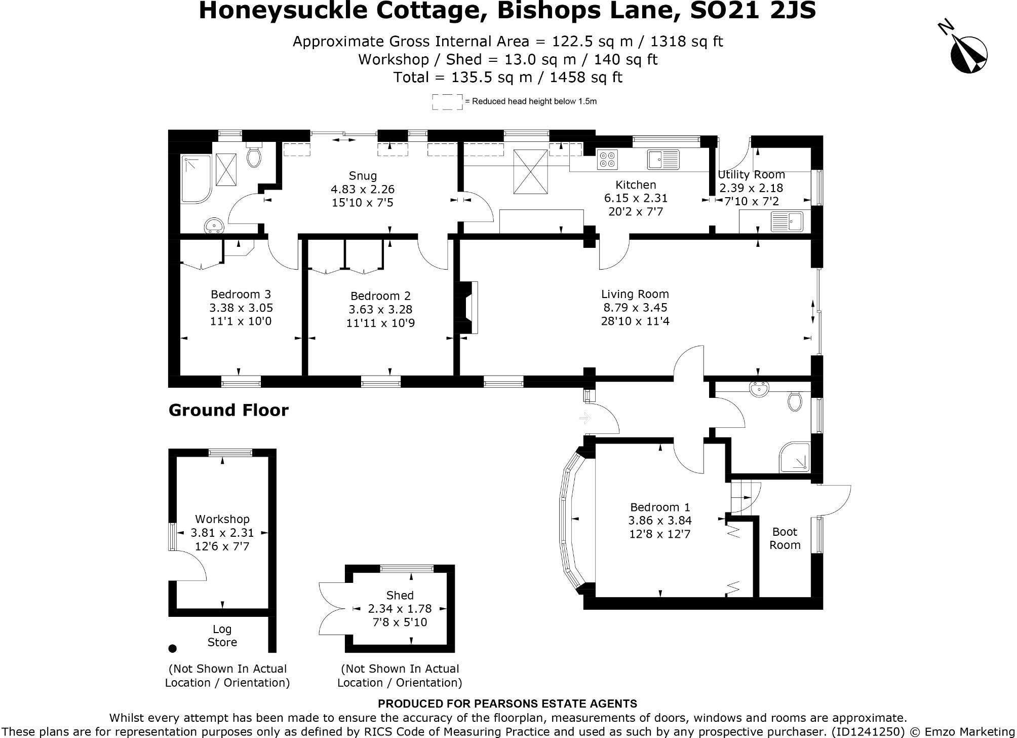 Shirrell Heath floorplan