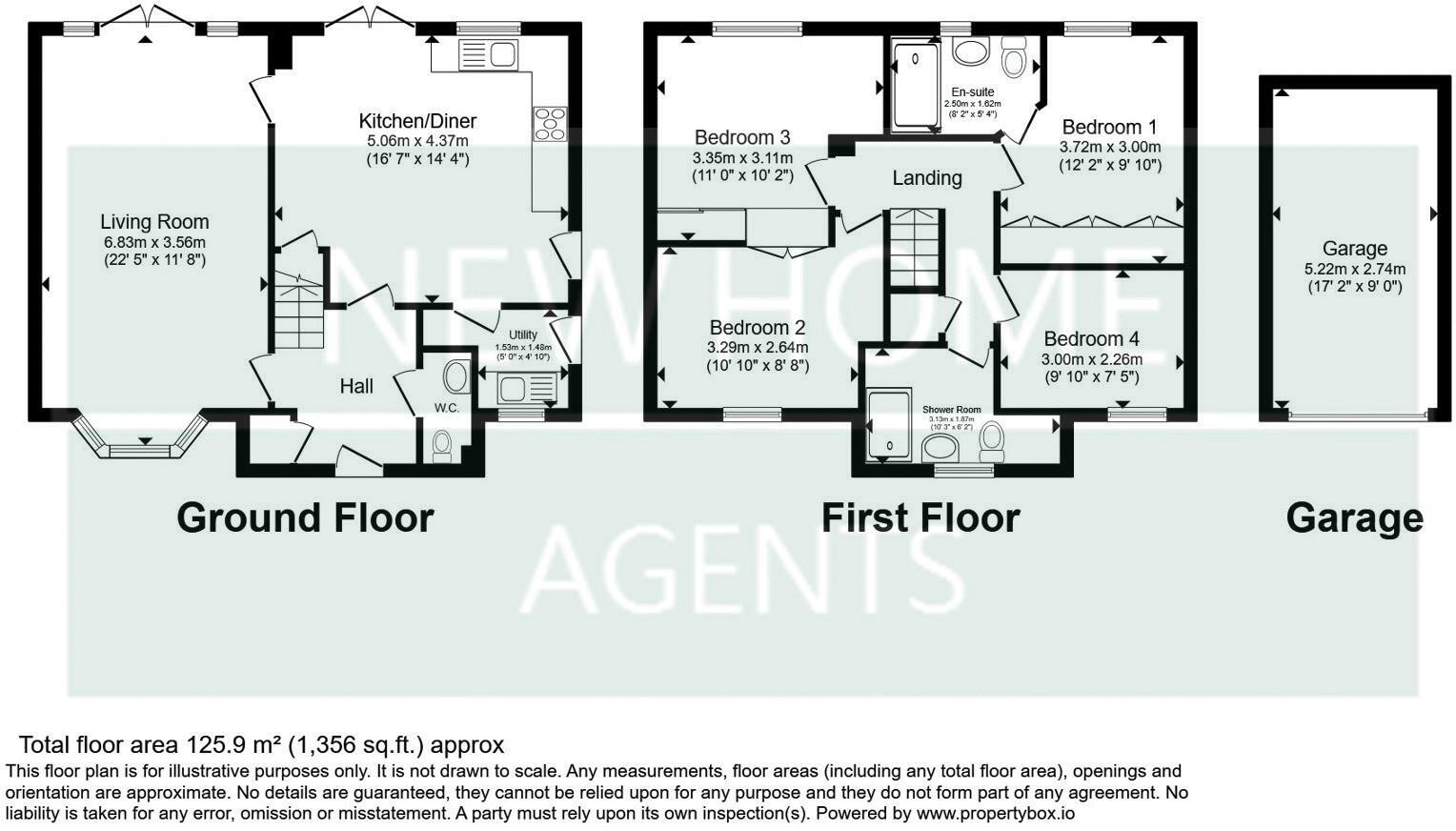 Falcon Way, Hucknall, Nottingham, NG15 8HH floorplan