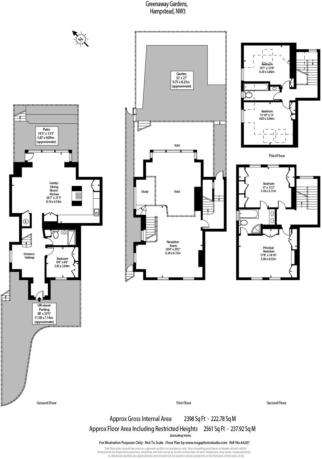 Greenaway Gardens, Hampstead, NW3 floorplan