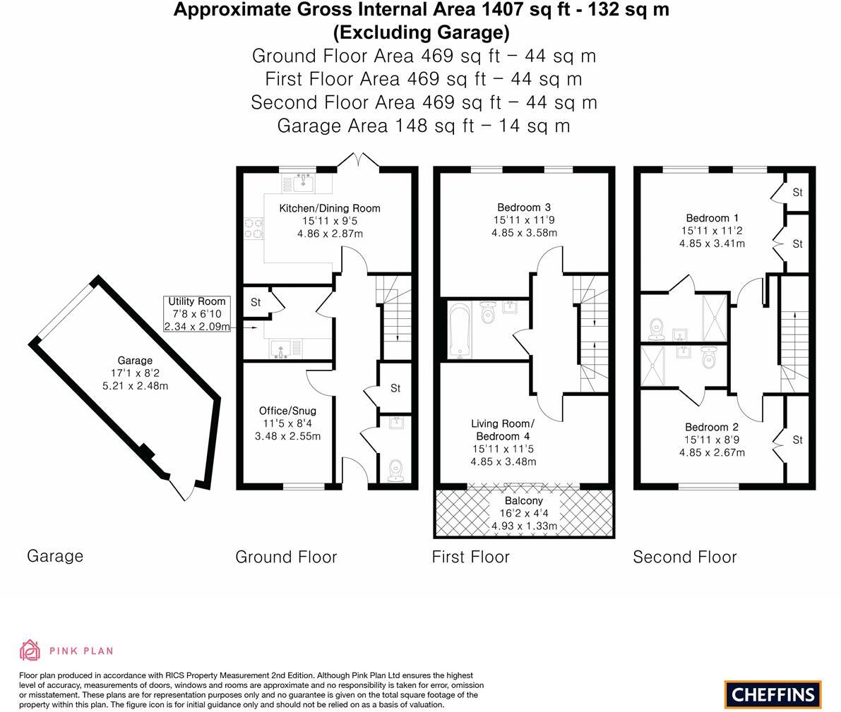 Rustat Road, Cambridge floorplan