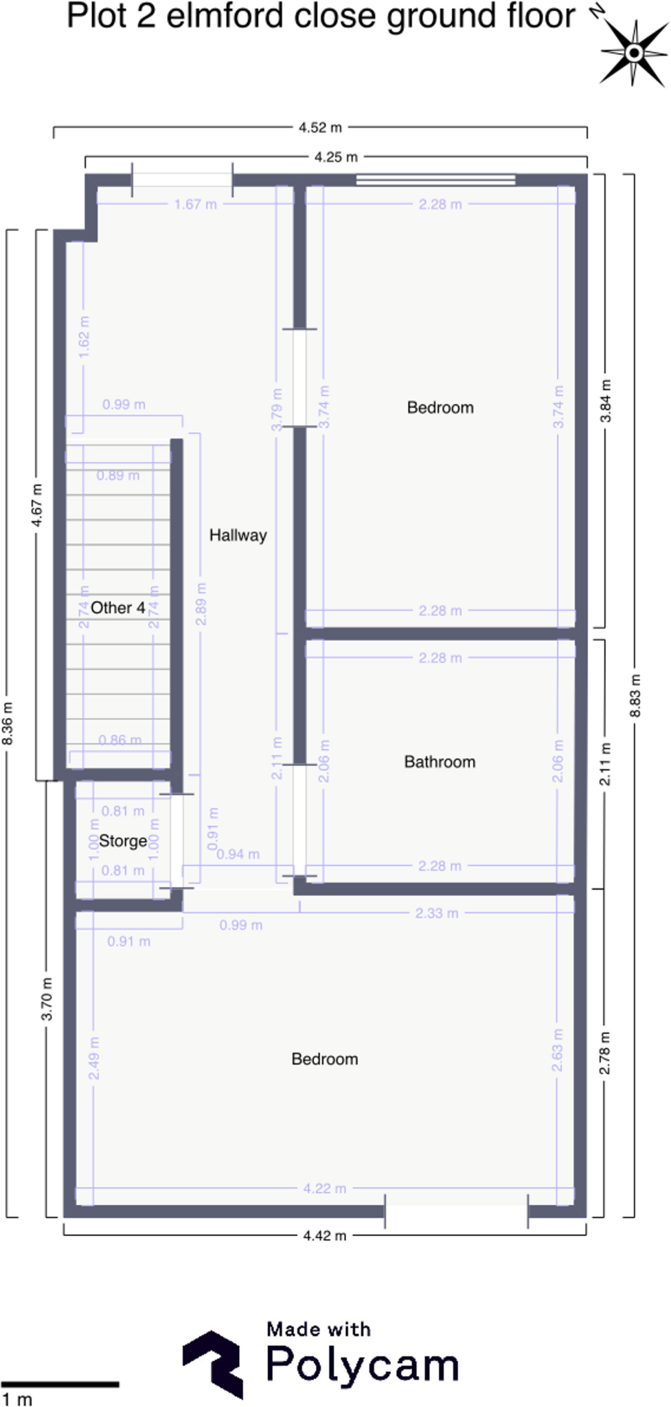 Elmford Close, Purley, CR8 floorplan