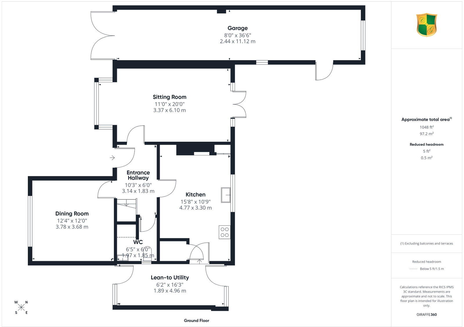 Warnham Road, Horsham, West Sussex. floorplan