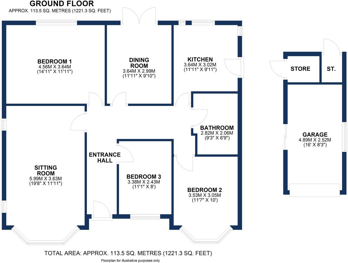 High Elm Drive, Hale Barns floorplan