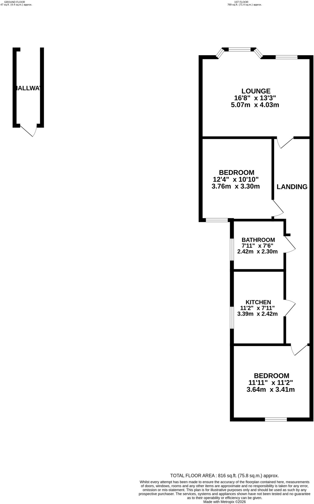 Kimberley Road, Cardiff, Caerdydd floorplan