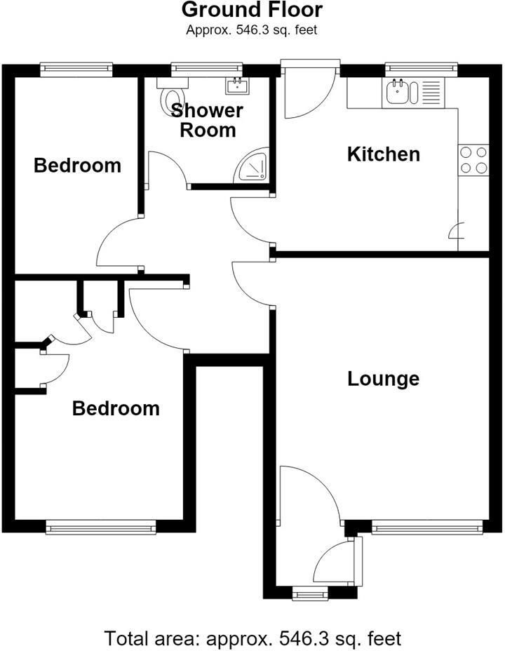 Romford Close, Sheldon, Birmingham floorplan