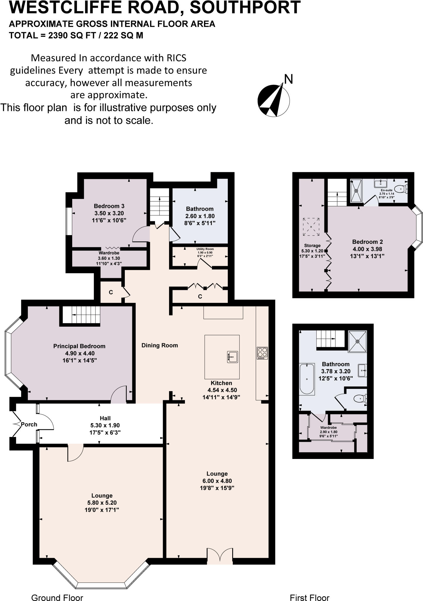 Westcliffe Road, Birkdale, PR8 floorplan