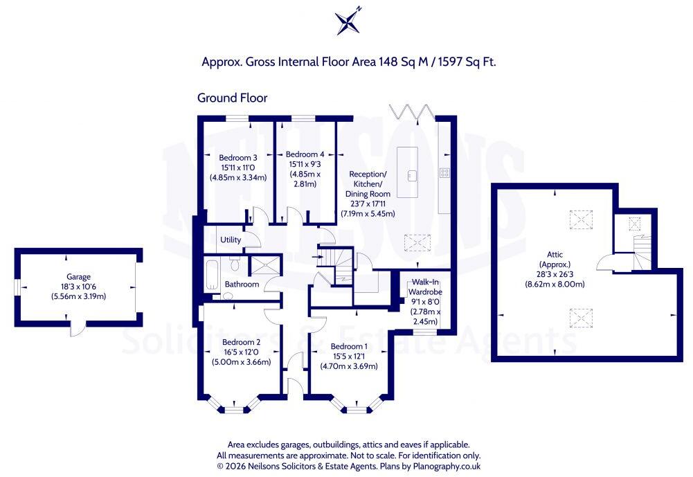 1 Parker Avenue, Edinburgh, EH7 6SB floorplan