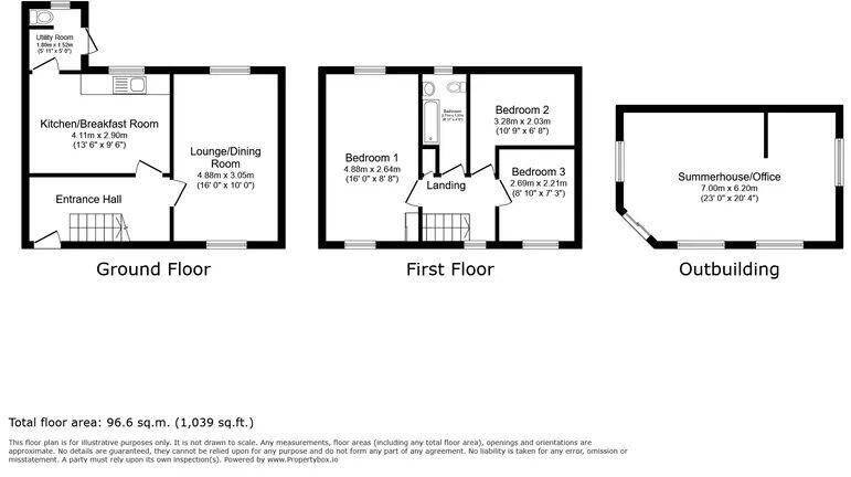 Margaret Gardens, Buckland, NEWTON ABBOT, Devon.  floorplan