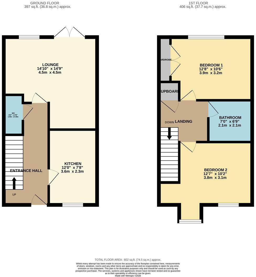 King George Way, Gilwell Hill floorplan