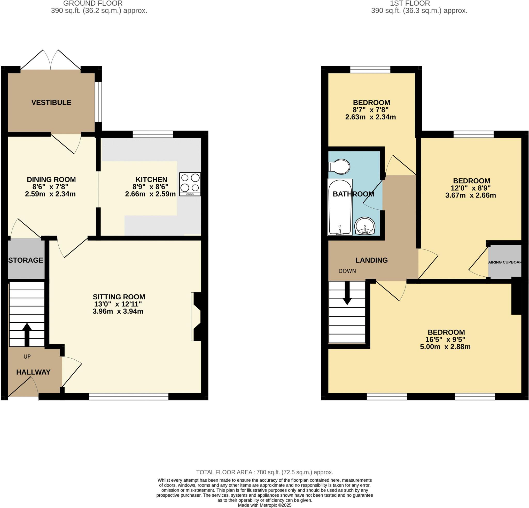 Hinton Crescent, Hereford floorplan