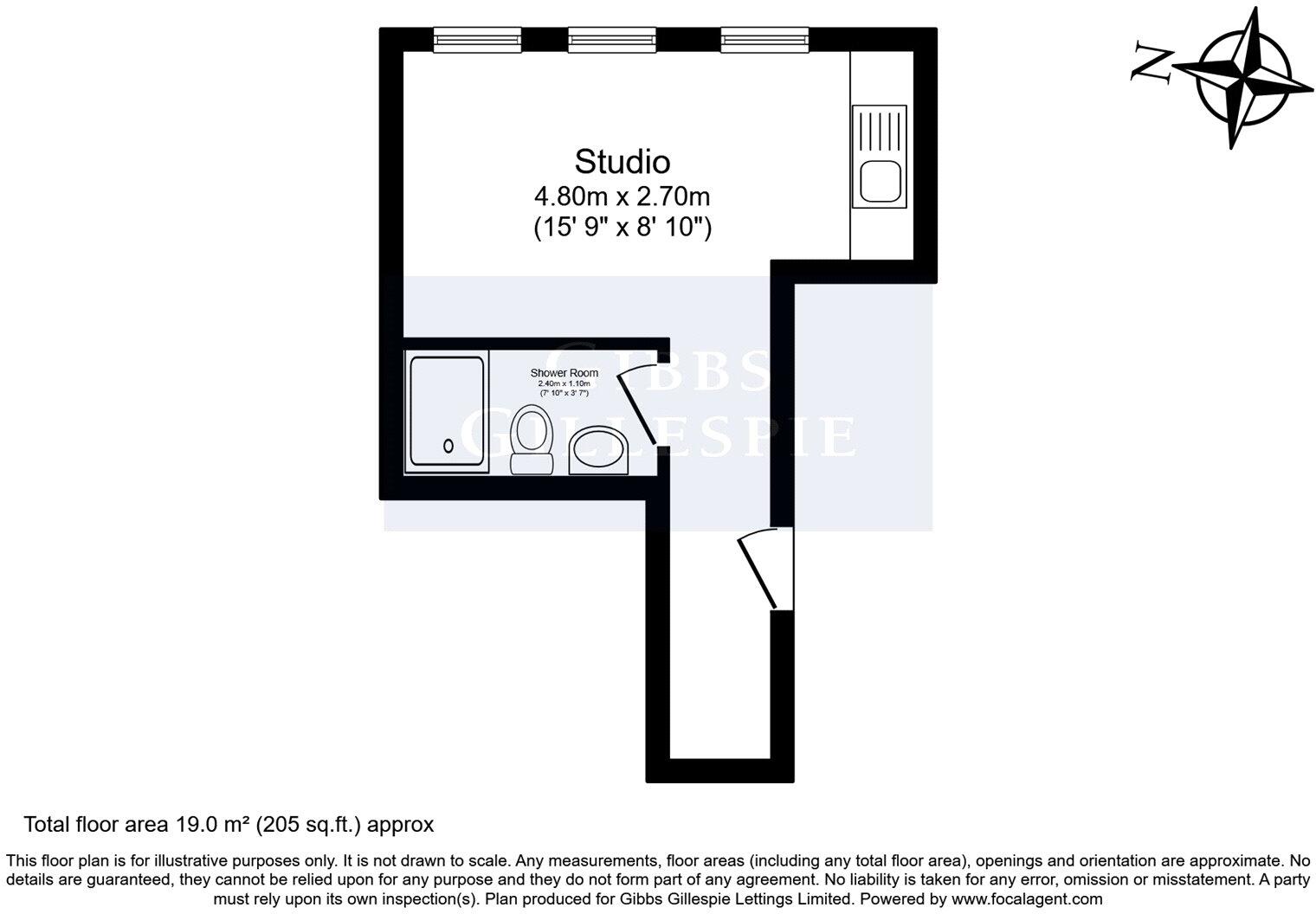 Bond Street, London, W5 floorplan