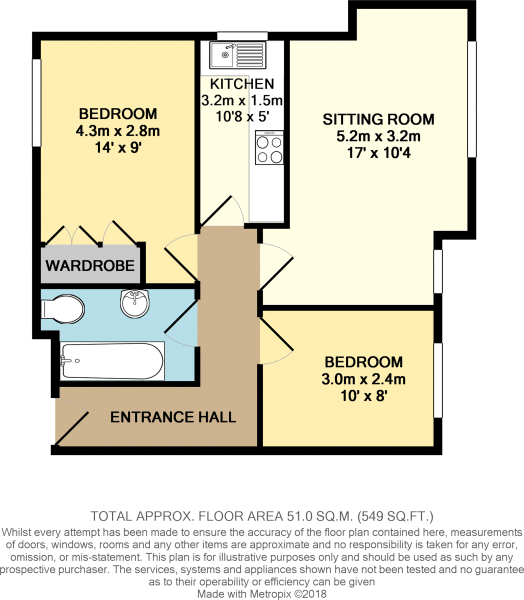 Kings Road, Shalford floorplan