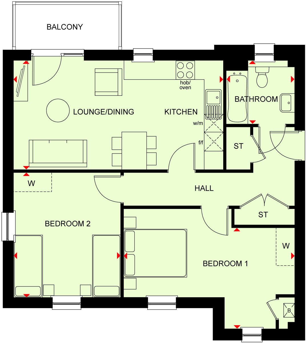 Denchworth Road,
Wantage
OX12 0BA floorplan