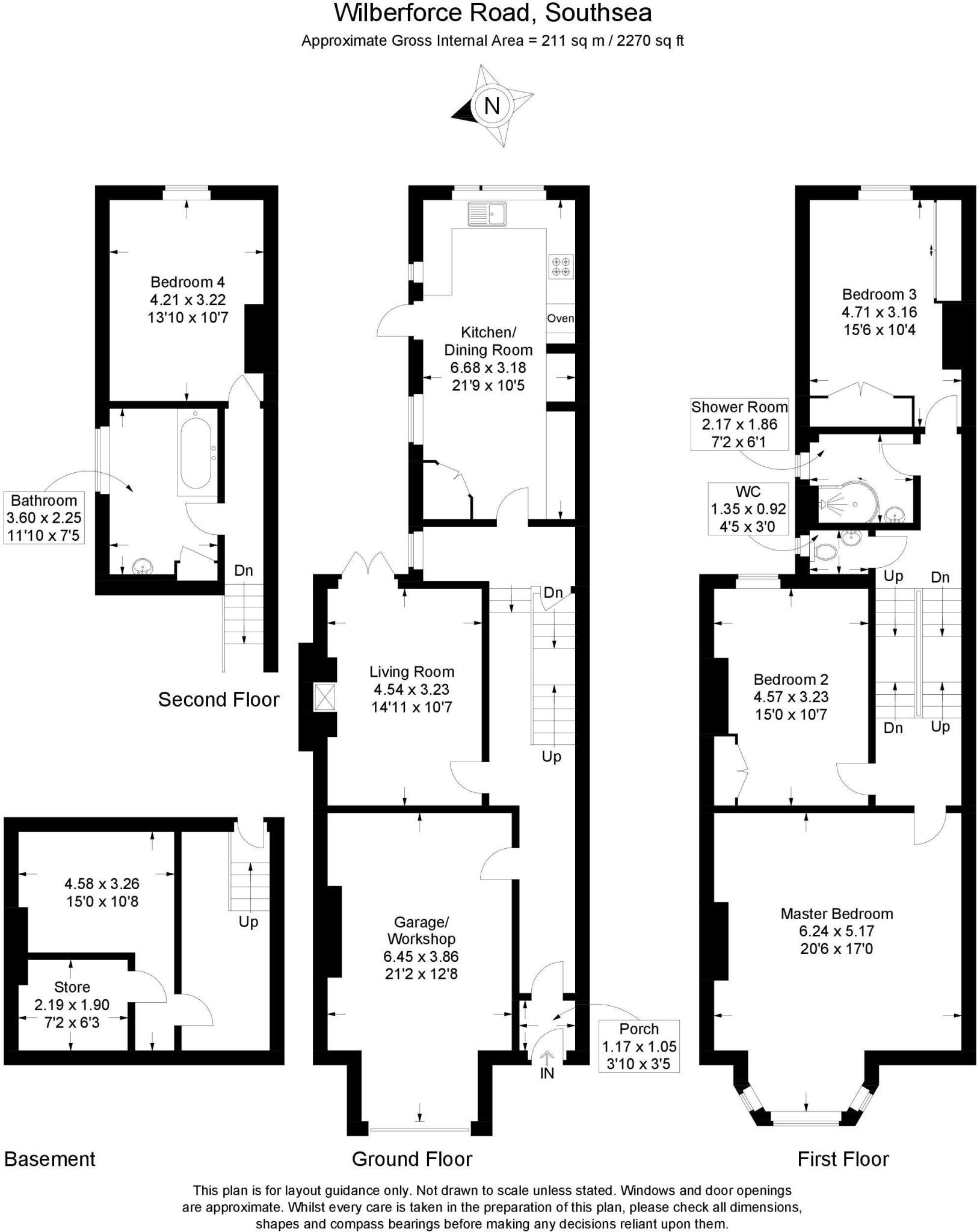 Wilberforce Road, Southsea floorplan
