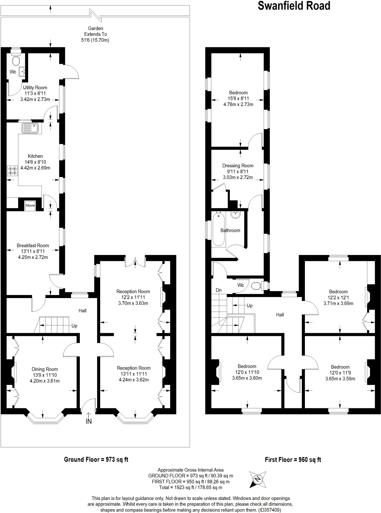 Swanfield Road, Whitstable, Kent, CT5 floorplan