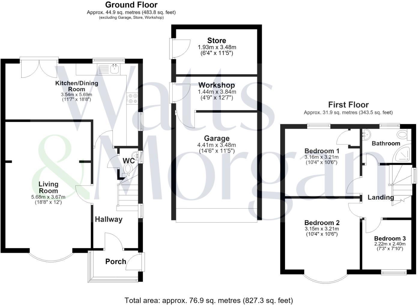 Morfa Street, Bridgend, Bridgend County Borough, CF31 1HD floorplan