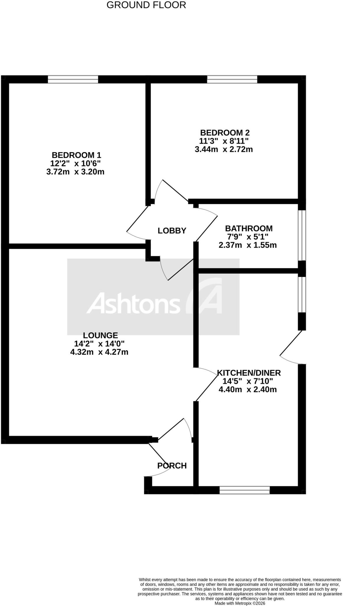 Church Lane, Lowton, WA3 floorplan
