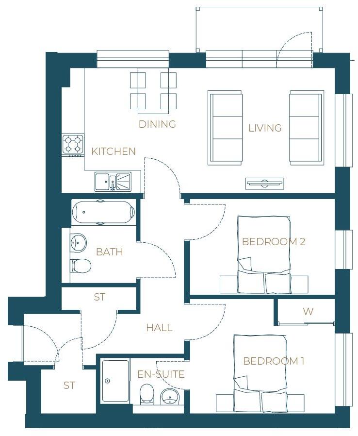 Plot 113, The Culross, Forthview, Ferrymuir Gait, South Queensferry, EH30 9NE floorplan