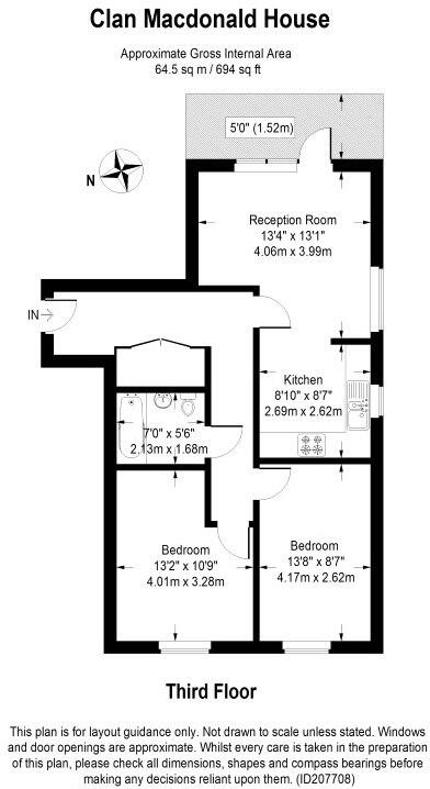 Clan Mcdonald House, 47 Bramhope Lane, SE7 floorplan