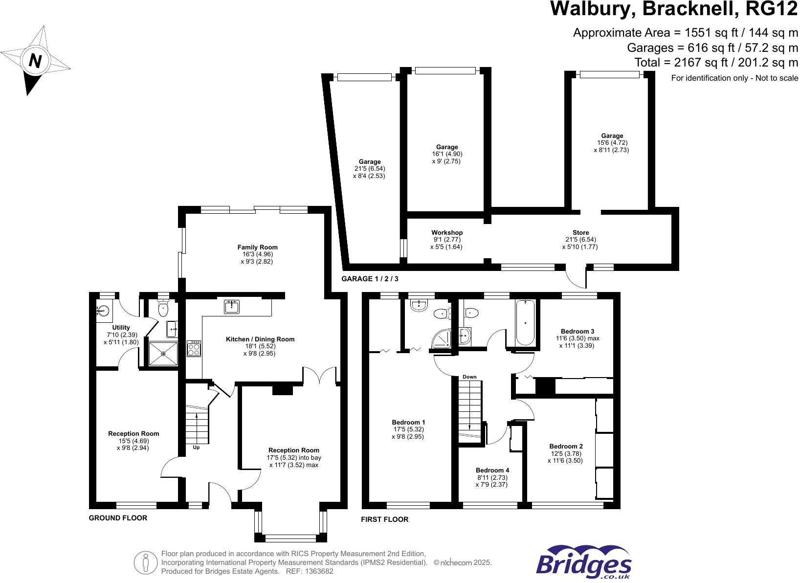 Walbury, Bracknell, Berkshire, RG12 floorplan