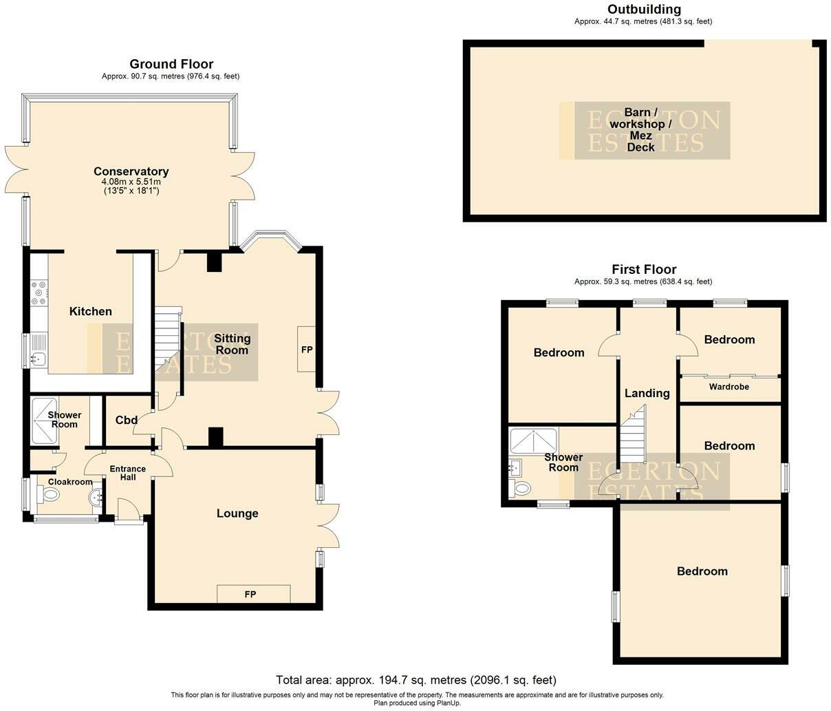 Benllech, Tyn-Y-Gongl floorplan