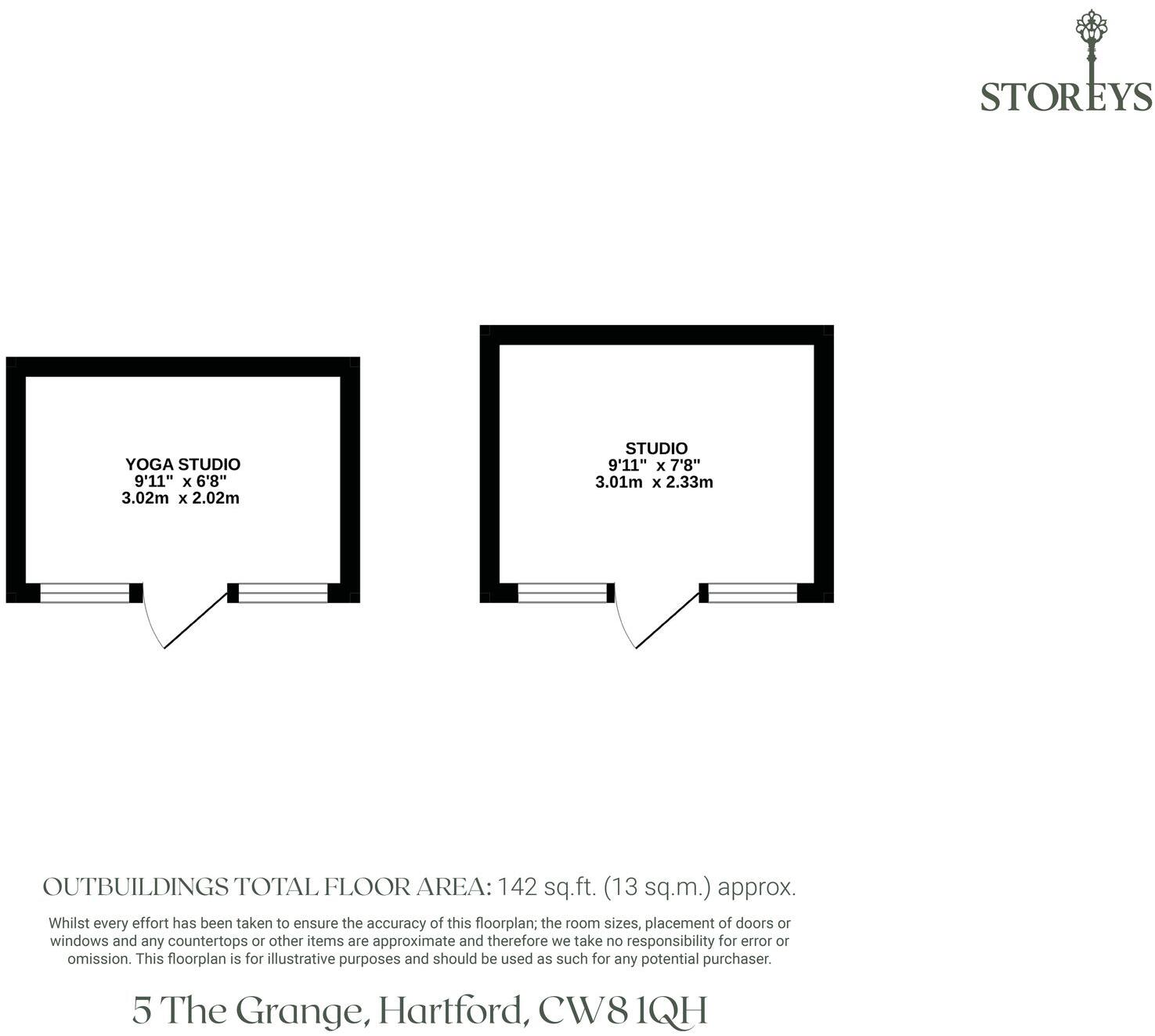 5 The Grange, Hartford, CW8 1QH floorplan