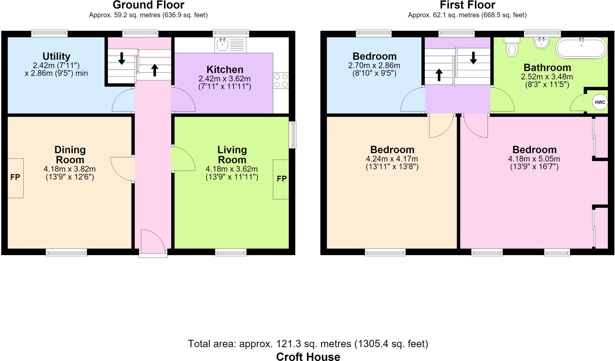 Middle Farm & Croft House, Scalehouses, Renwick, Penrith, CA10 1JY floorplan