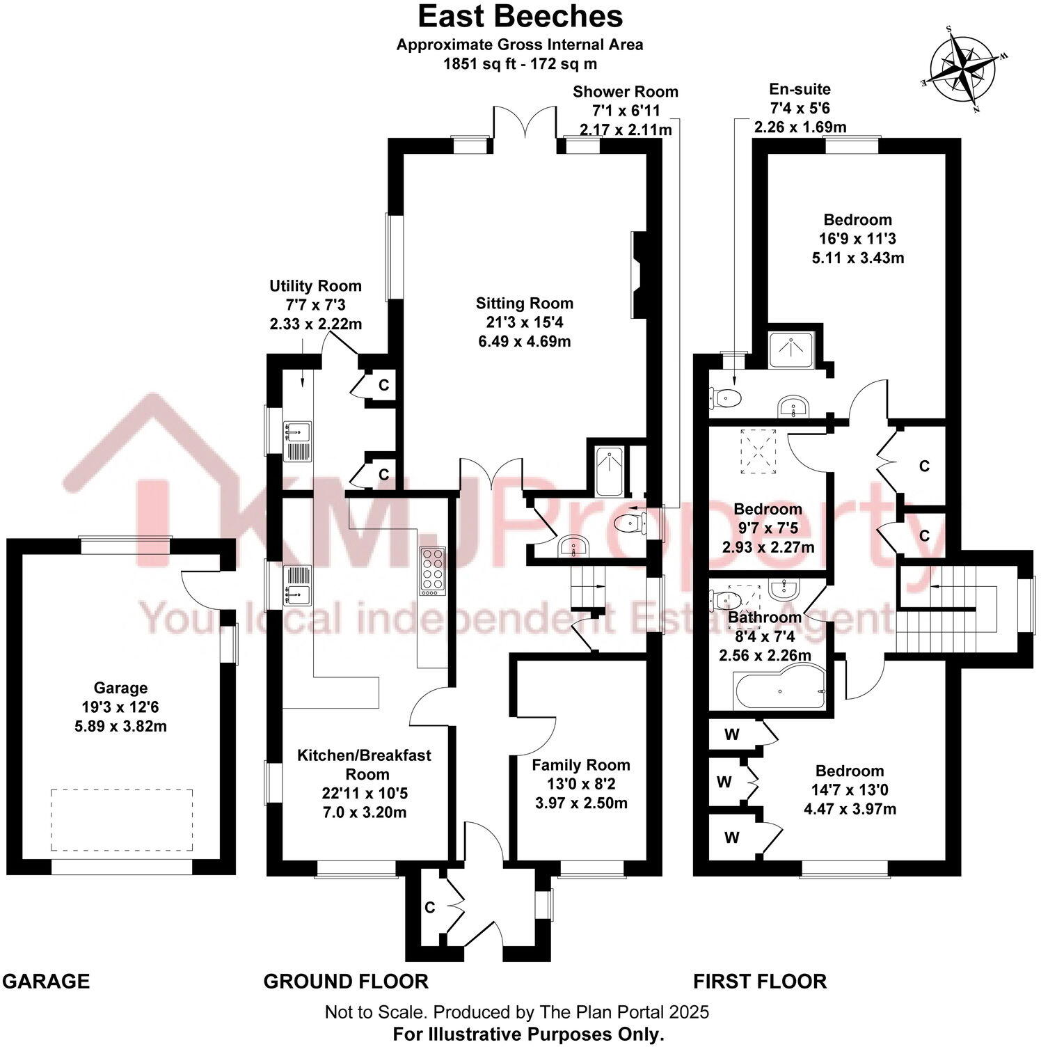 East Beeches Road, Crowborough floorplan