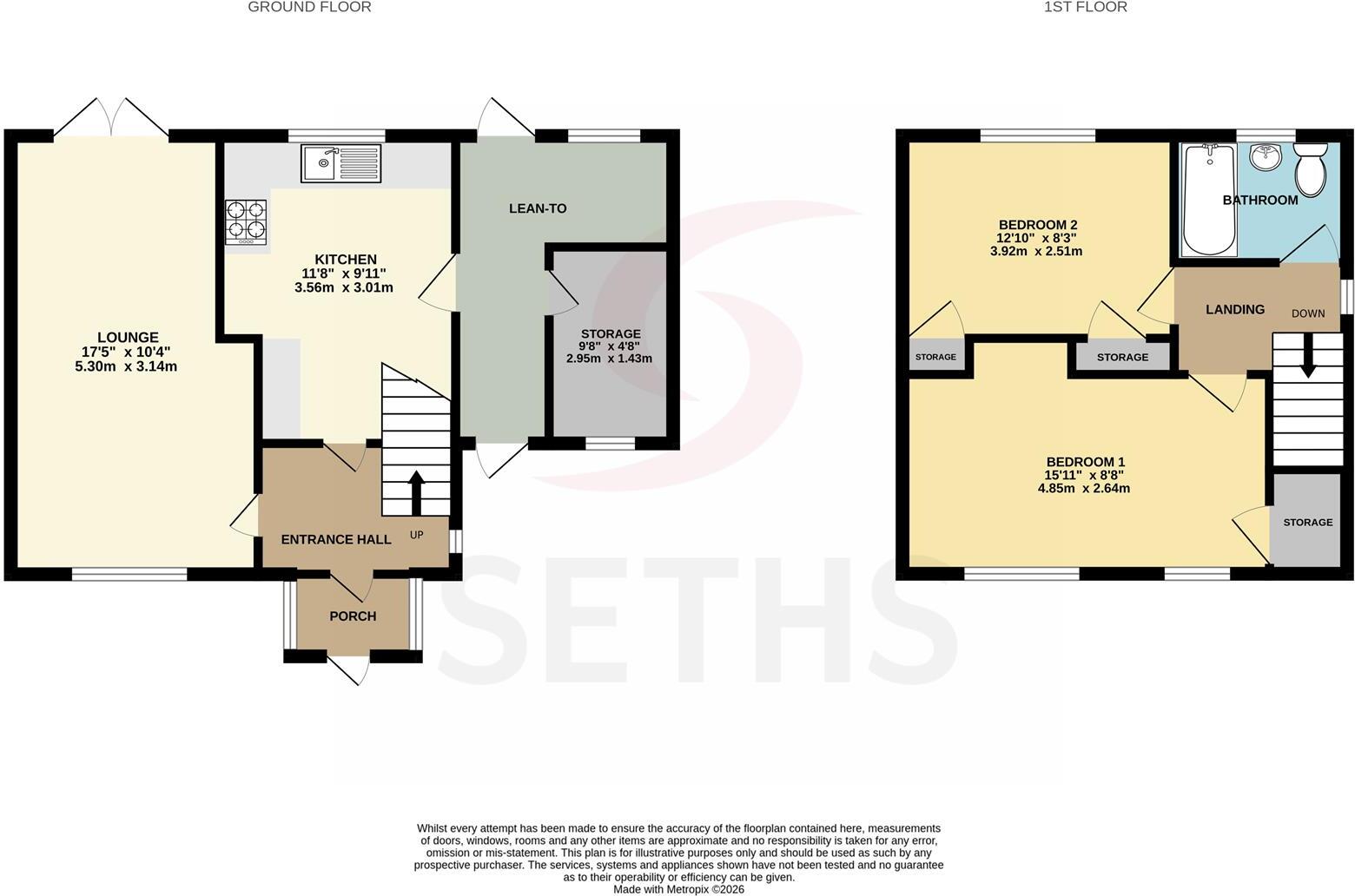 Sponne Rise, Eyres Monsell, Leicester floorplan