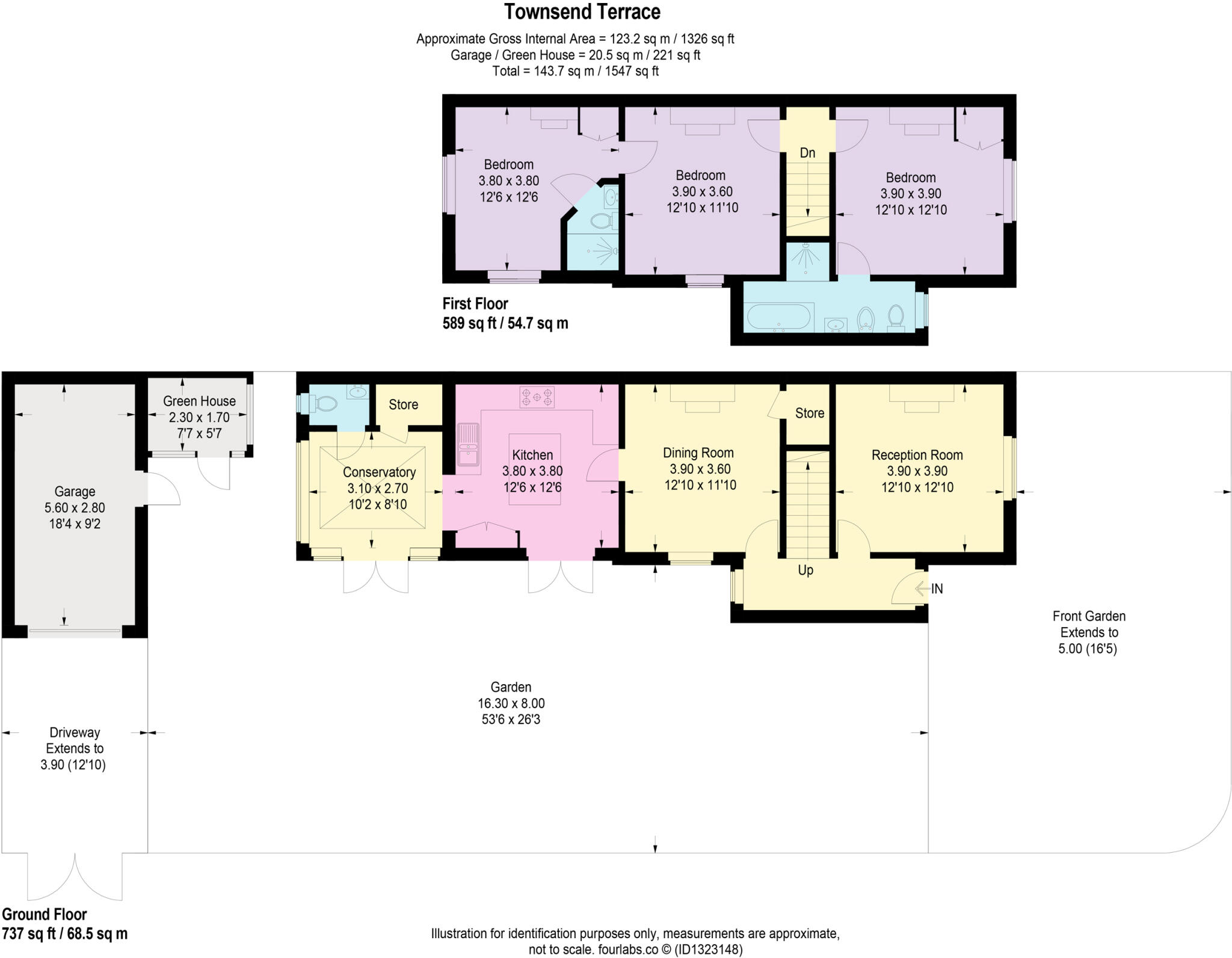 Townshend Terrace, Richmond, TW9 floorplan