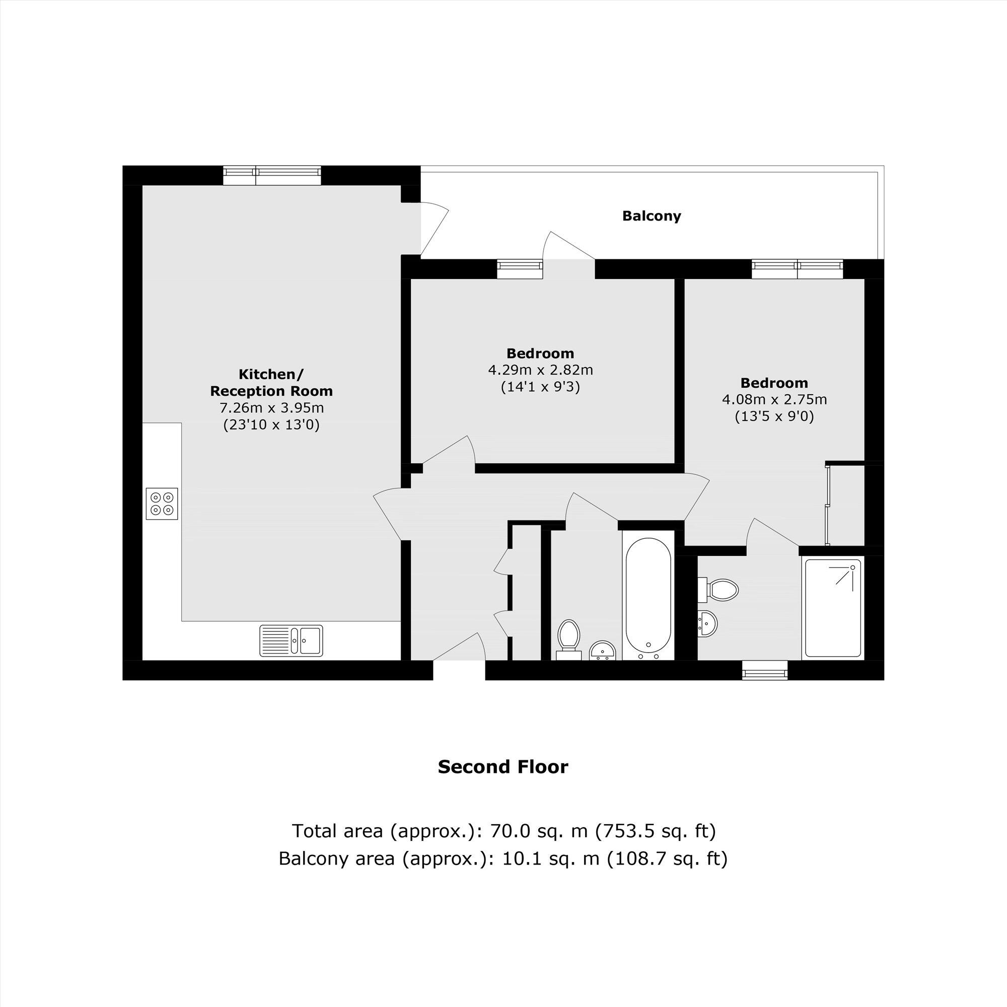 Boyson Road, Walworth floorplan