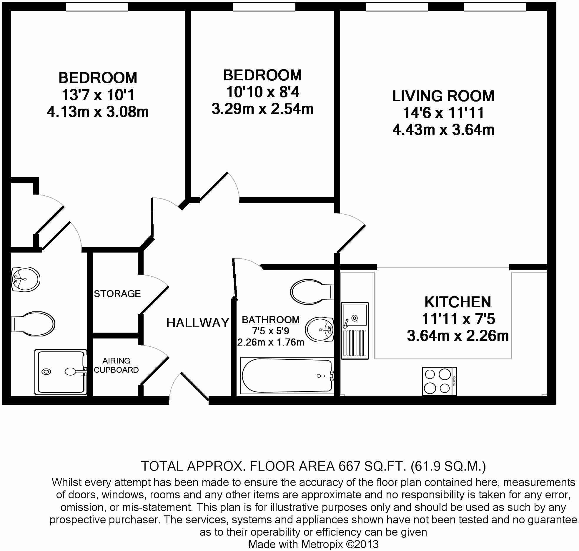 Culverden Park Road, TUNBRIDGE WELLS floorplan