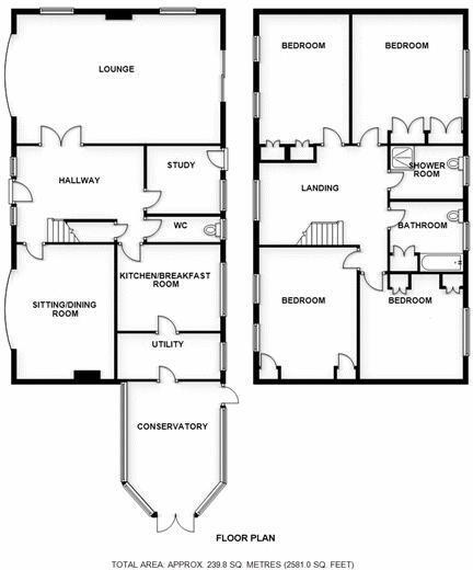 Magnolias, 31 Hunters Lane, Tattershall floorplan