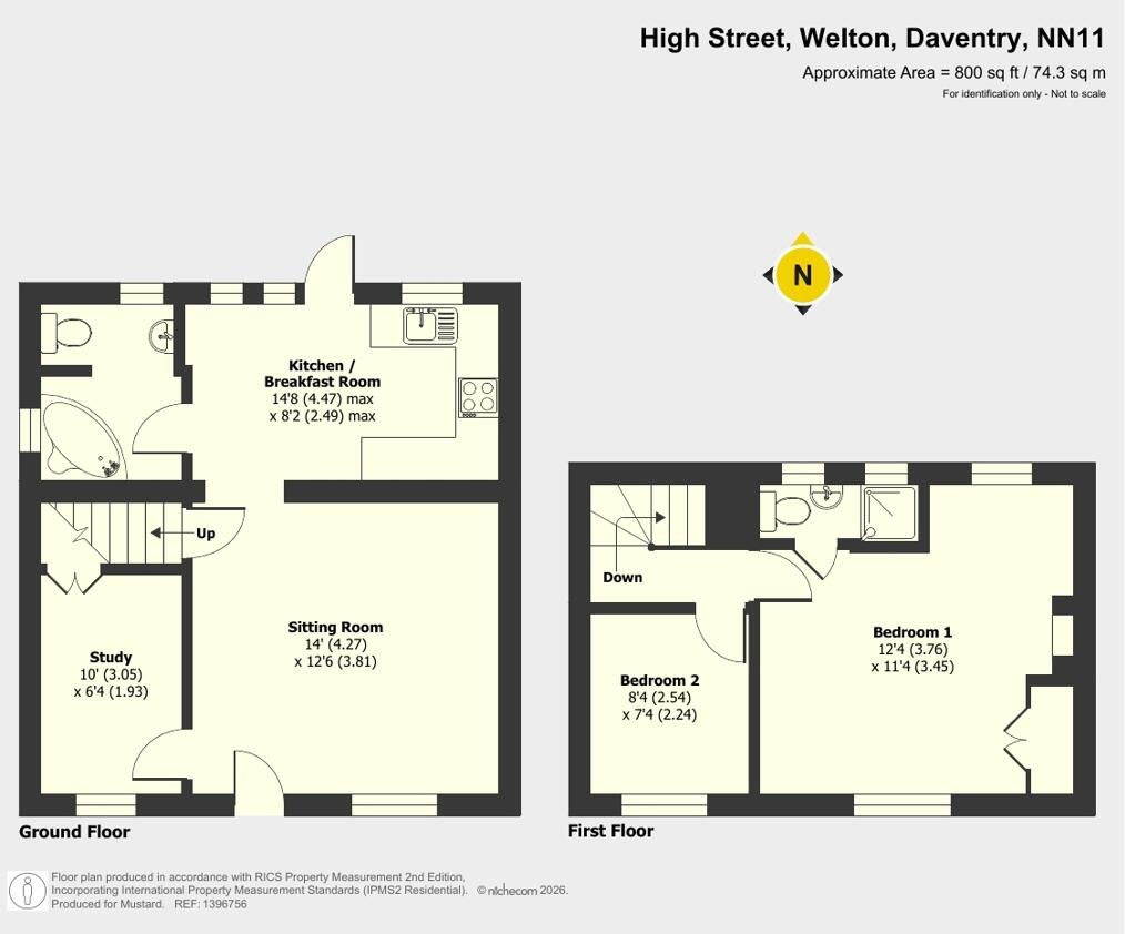 High Street, Welton, Northamptonshire, NN11 floorplan