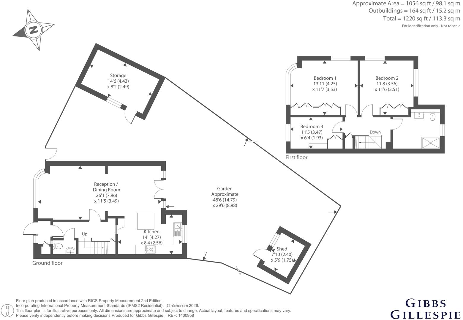 Field End Road, Ruislip floorplan