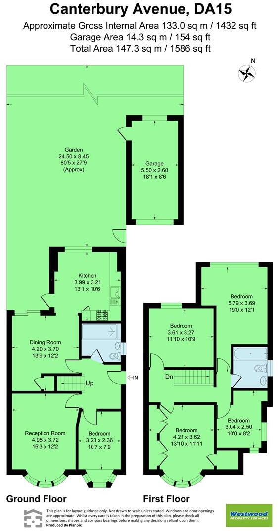 Canterbury Avenue, Sidcup, DA15 9AY floorplan