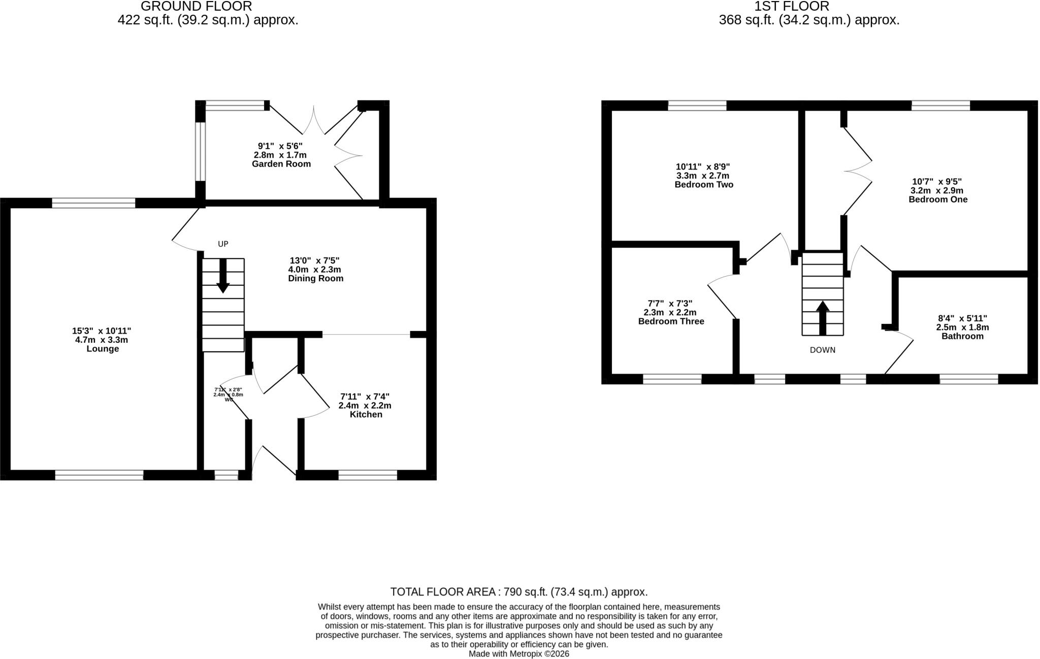 Brookside, Wakefield Road, Denby Dale, HD8 floorplan