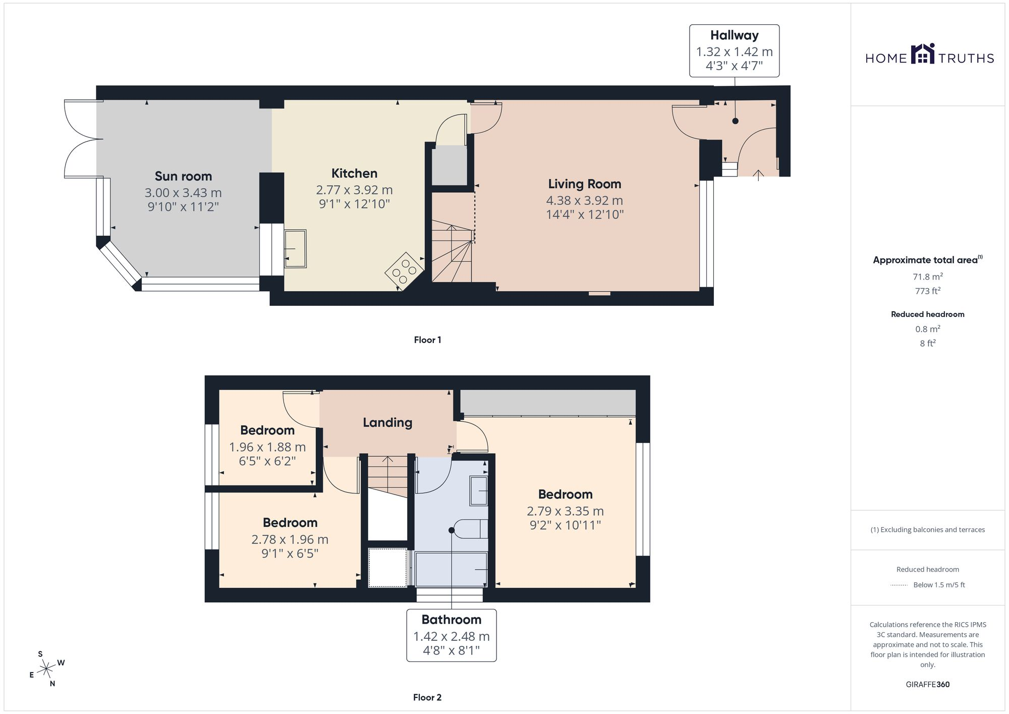 Countess Way, Euxton, PR7 6PT floorplan