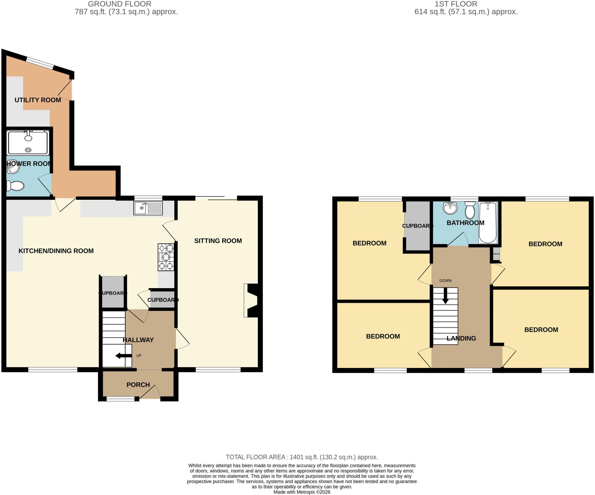 Wordsworth Drive, Taunton floorplan