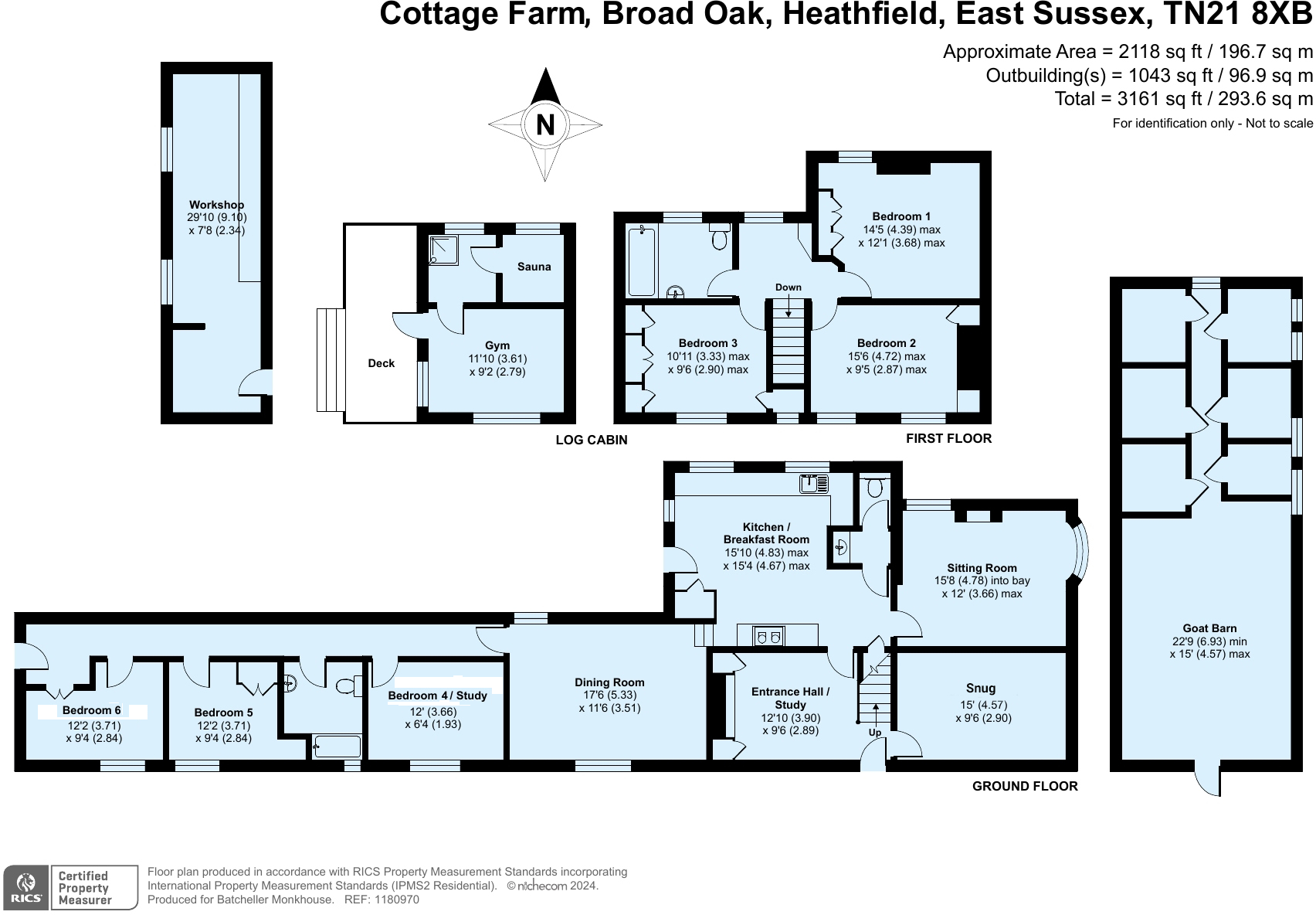 Broad Oak, Heathfield floorplan