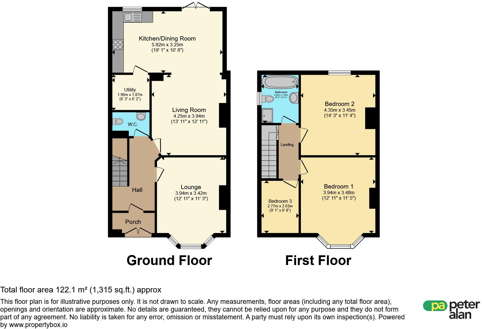 Lansdowne Road, Cardiff floorplan