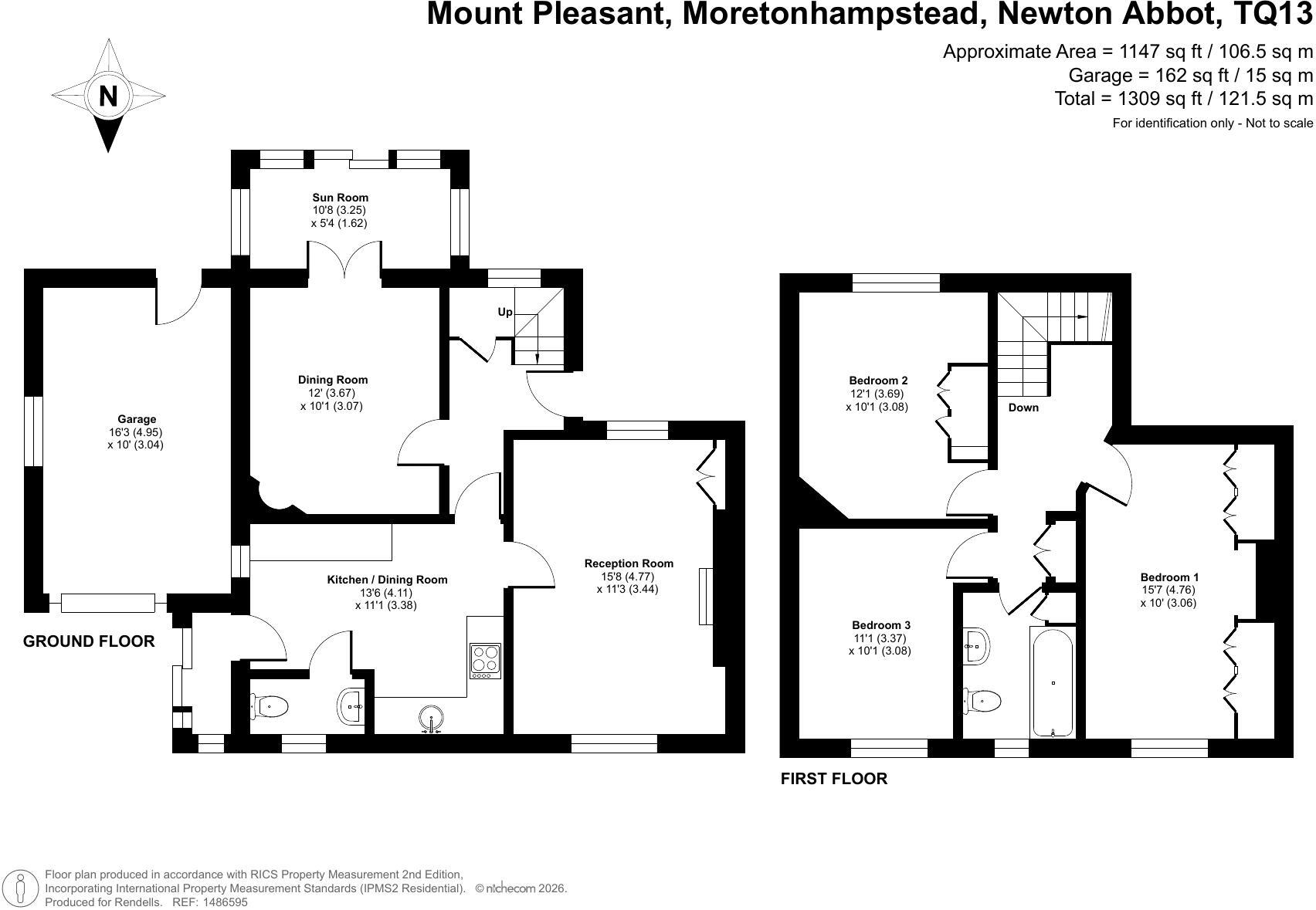 Mount Pleasant, Moretonhampstead floorplan