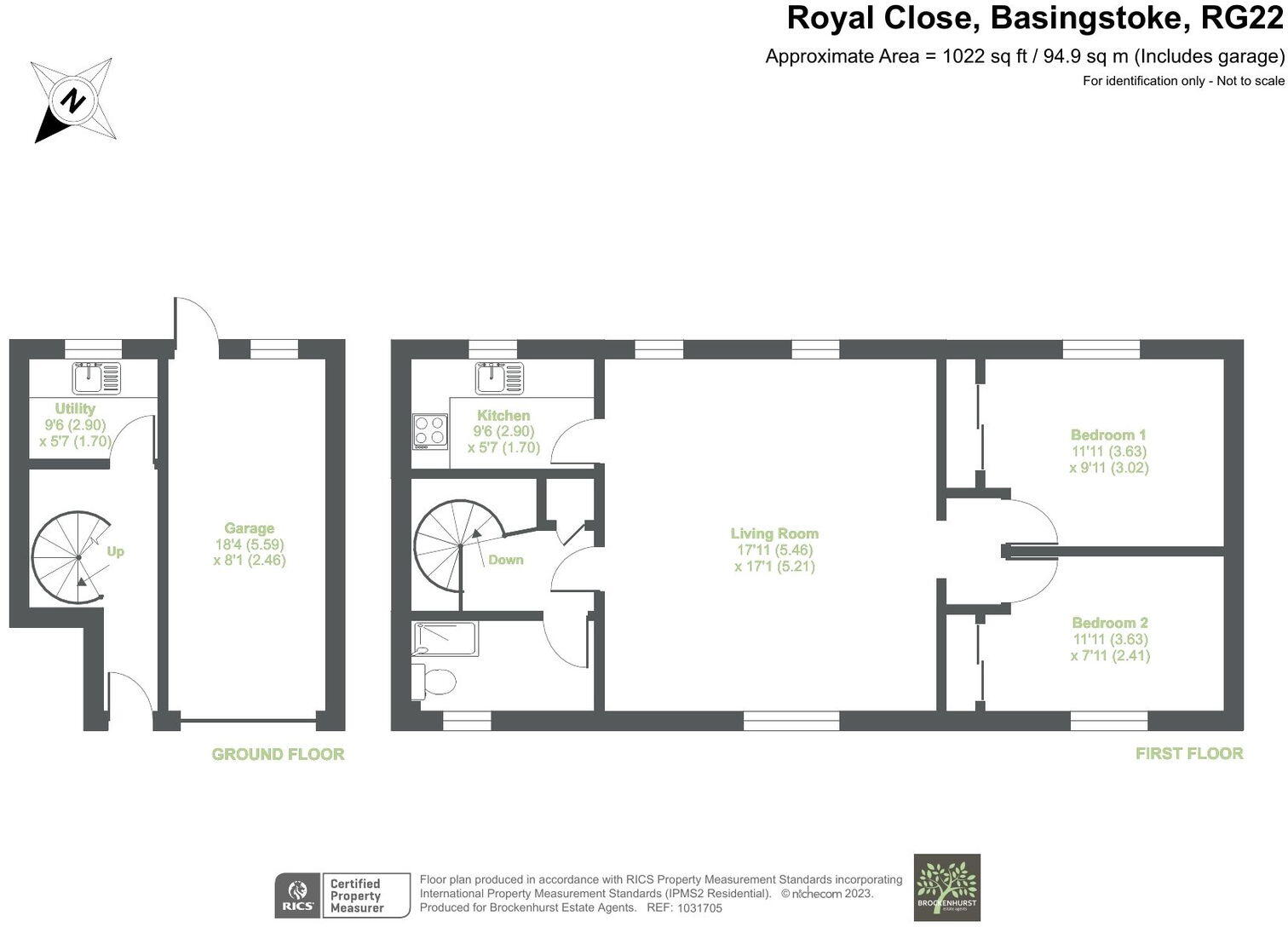 Royal Close, Basingstoke RG22 4XE floorplan