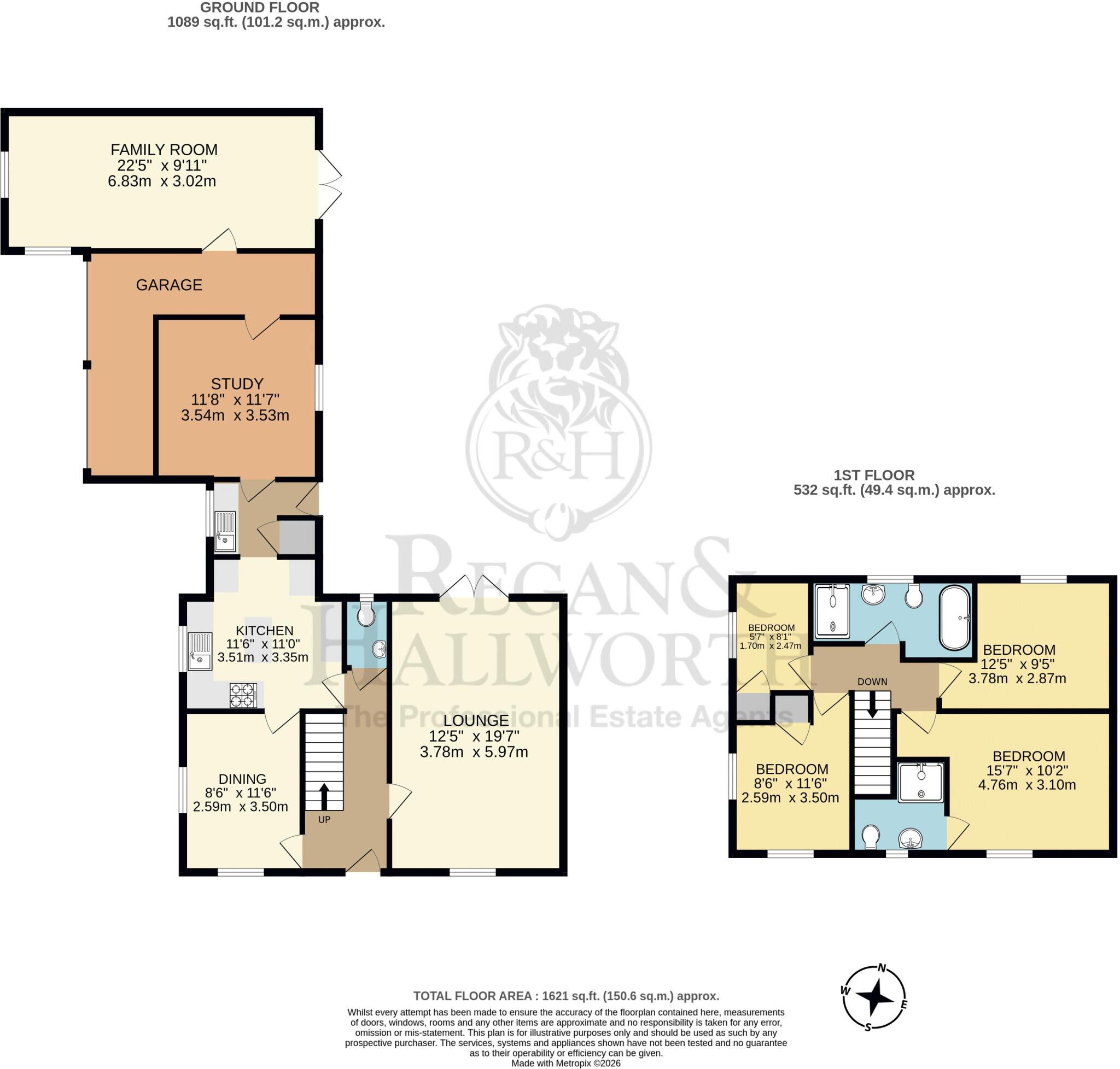 Hazelwood Road, Whitley, WN1 2PE floorplan