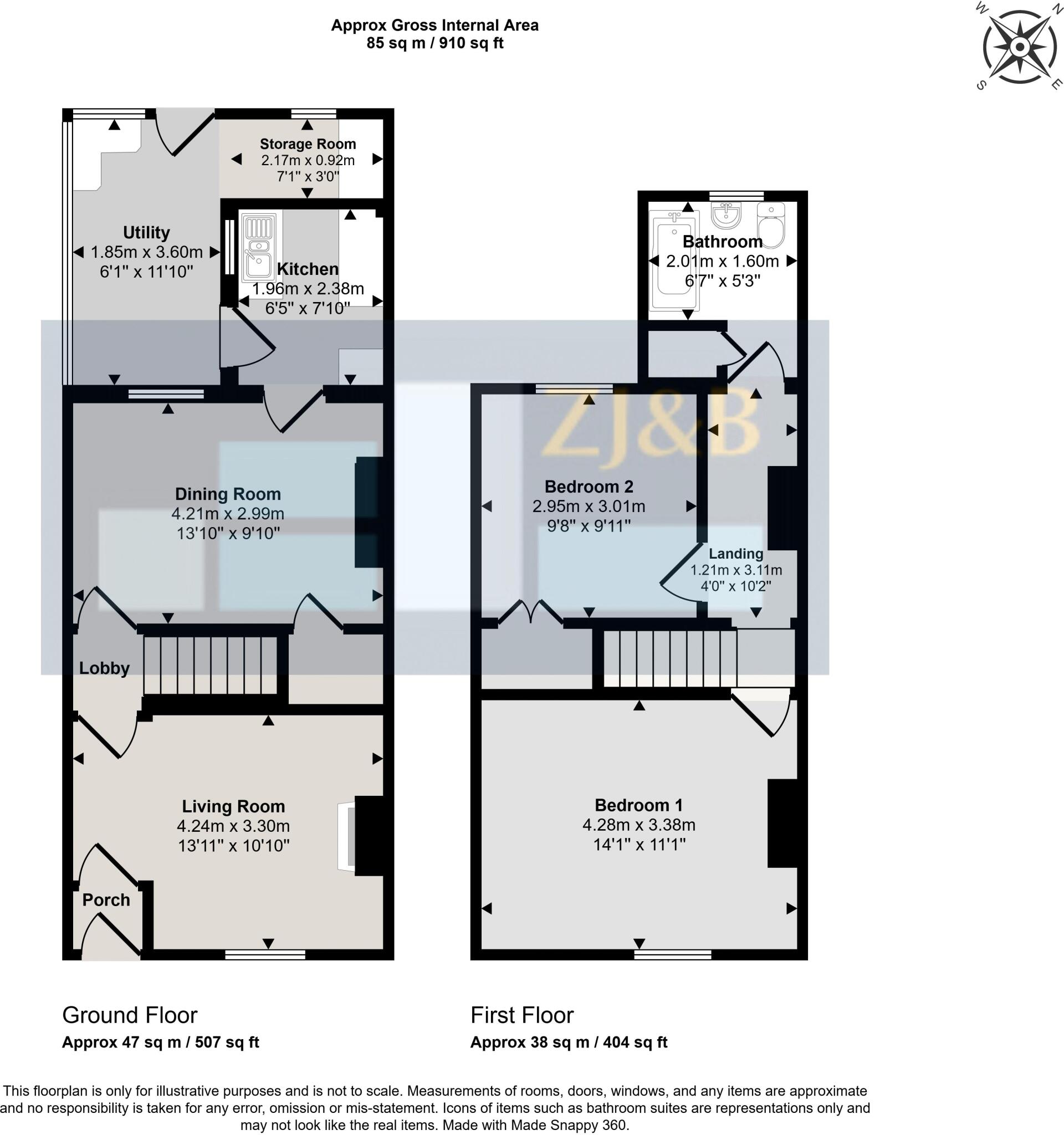 Ditherington Road, Shrewsbury, Shropshire, SY1 4BE floorplan