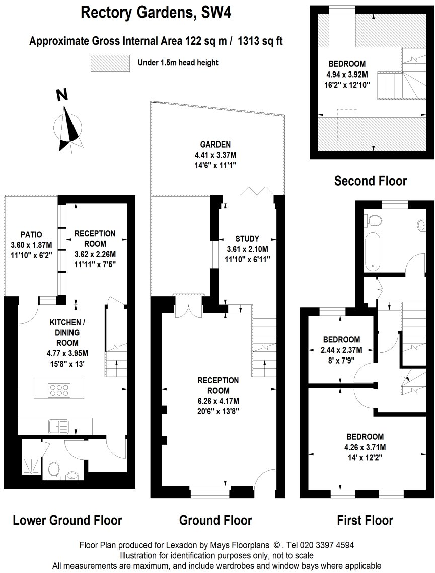 Rectory Gardens, Sw4 floorplan